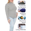 image:imageWomens Turtle Neck  Long Sleeve and Sleeveless Top  Plus Size XL7X  Tops Women White Turtleneck WomenPumpkin Patch