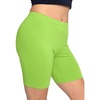 image:imageSTRETCH IS COMFORT Womens and Plus Oh So Soft Biker Shorts  Adult Small to 7XLime Green