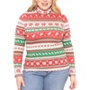 image:imageWomens Turtle Neck  Long Sleeve and Sleeveless Top  Plus Size XL7X  Tops Women White Turtleneck WomenRed Reindeer
