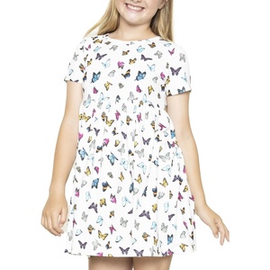 image:imageGirls Oh So Soft TShirt Dress  95 polyester 5 spandex crew neck pullon style soft stretch leggings layer school play travel washableButterfly