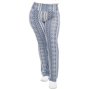image:imageSTRETCH IS COMFORT Cotton Yoga Black Pants for Women Wide Leg Pants Comfy  4 way stretch adjustable high or low waist snug hip fit slight ankle opening lounge Women Pants Wide Leg Pants WomenBoho Chakra Blue